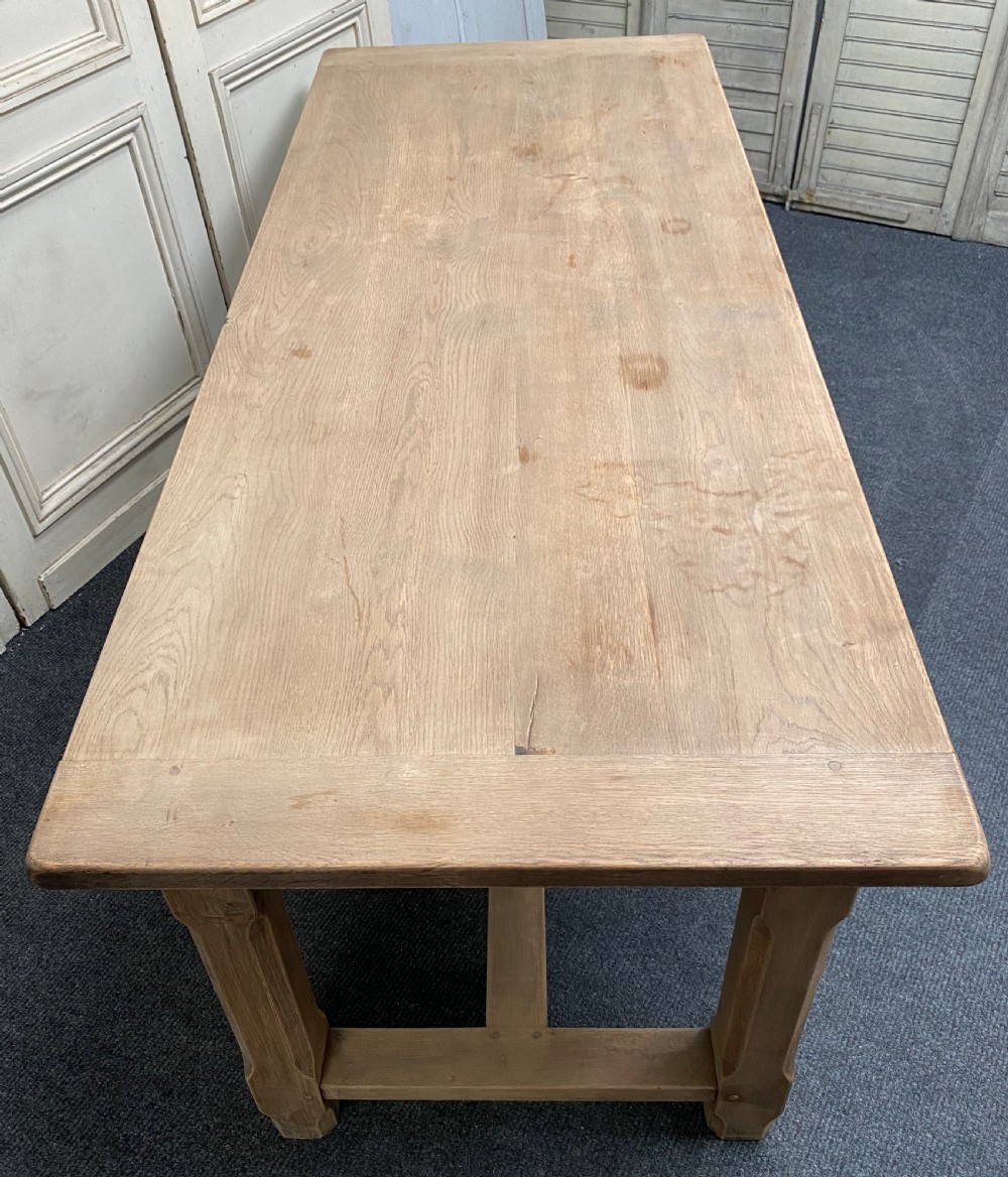 French Bretagne Oak Dining Table  View X