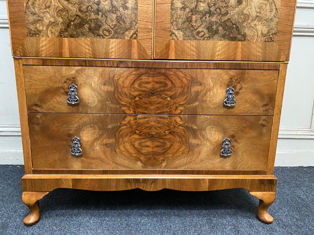 Burr Walnut Wardrobe  View IV