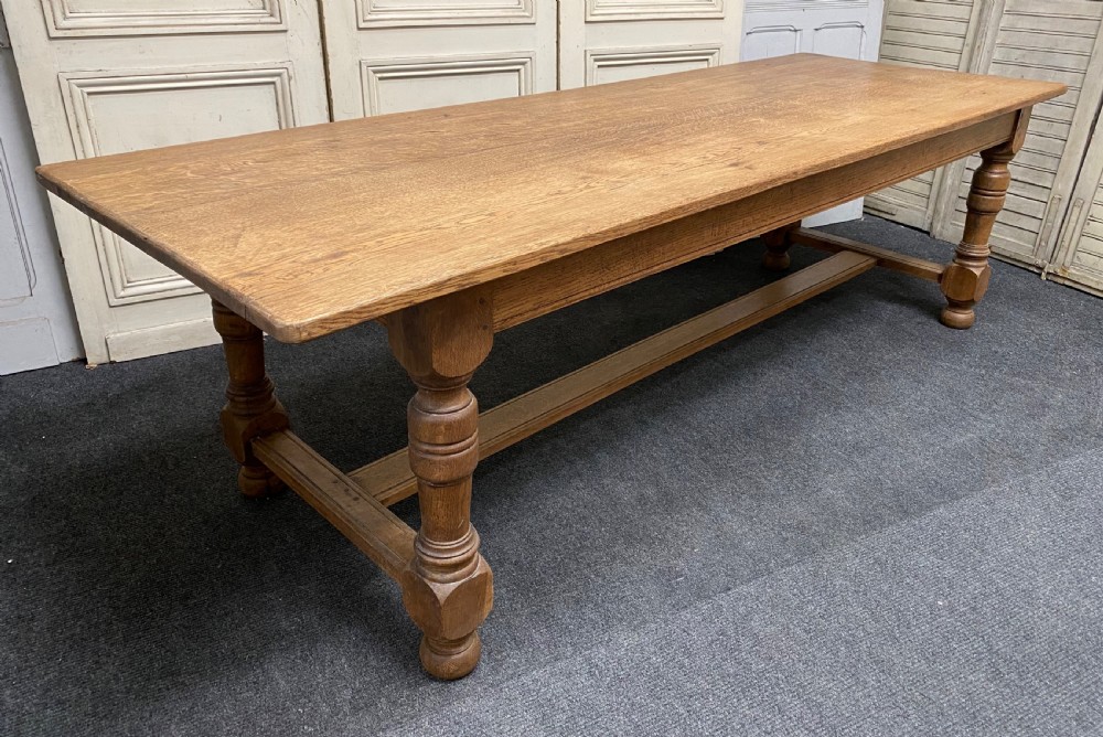 Large French Farmhouse Refectory Dining Table 