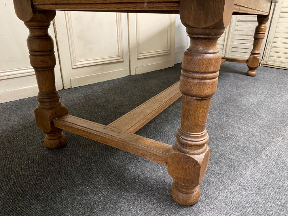 Large French Farmhouse Refectory Dining Table  View V