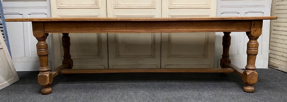 Large French Farmhouse Refectory Dining Table  View IX