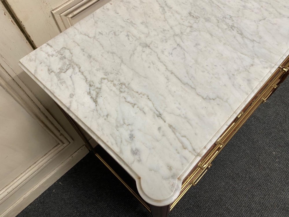 French Marble Top Chest of Drawers View XIX