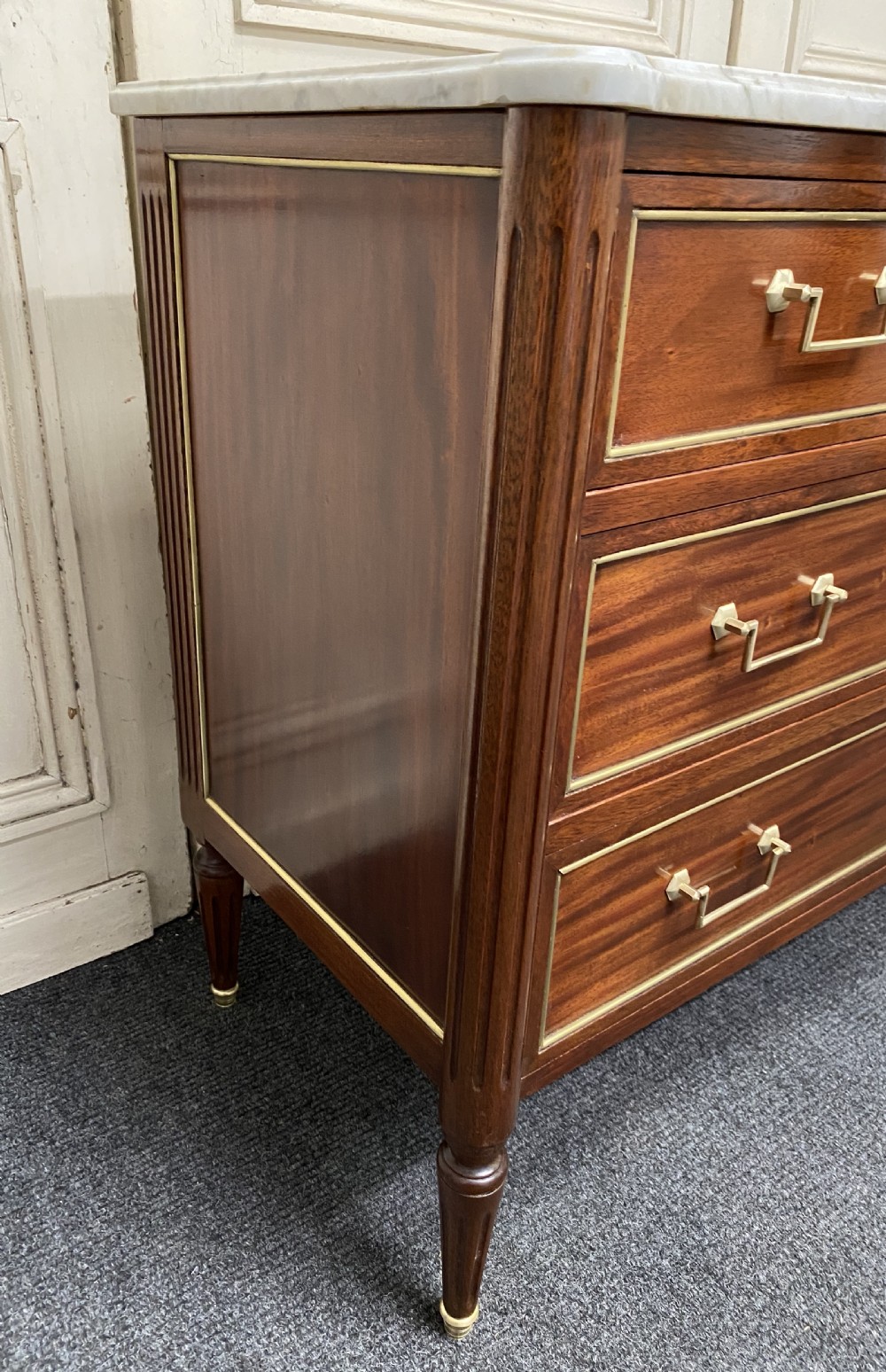 French Marble Top Chest of Drawers View XX