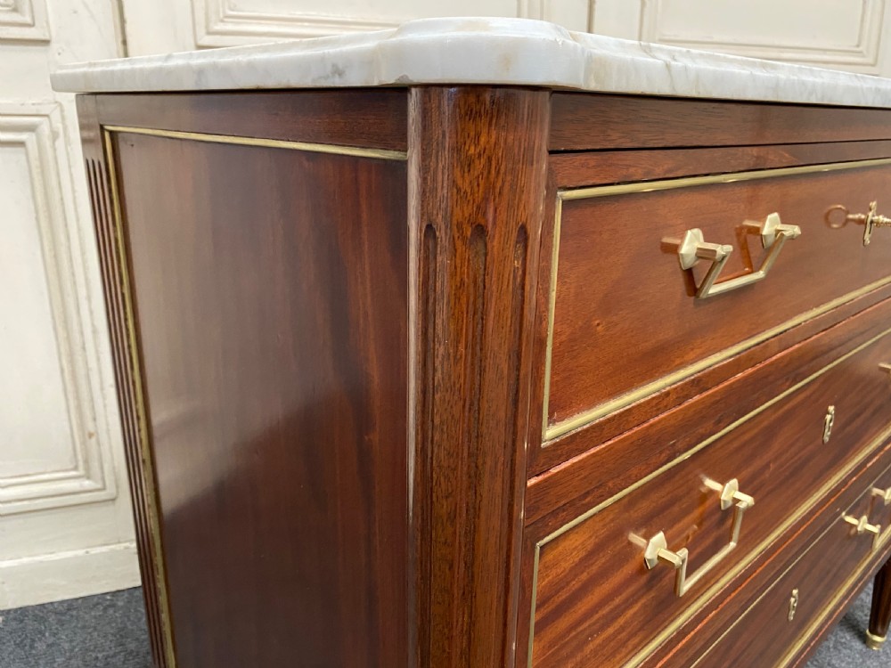 French Marble Top Chest of Drawers View XXIII
