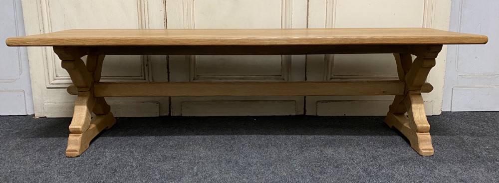 French Farmhouse Oak Coffee Table View V