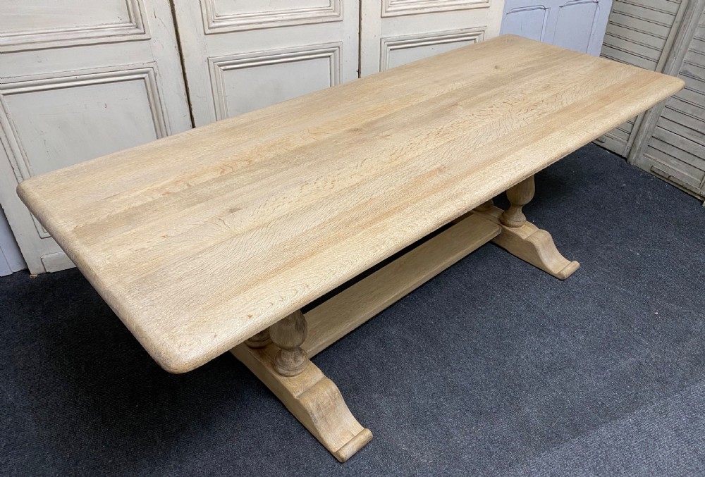French Farmhouse Bleached Oak Table