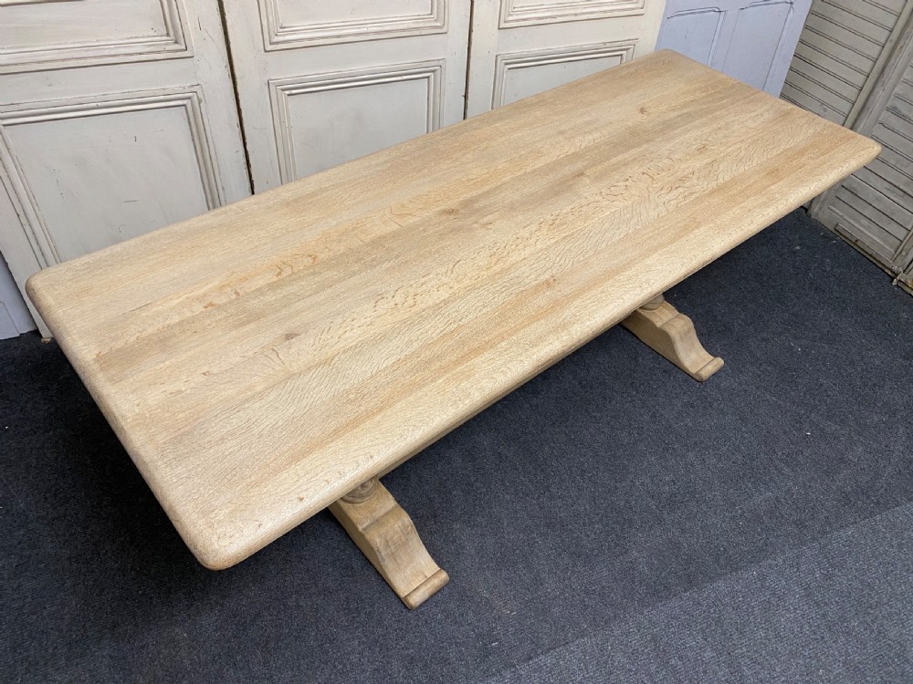 French Farmhouse Bleached Oak Table View II