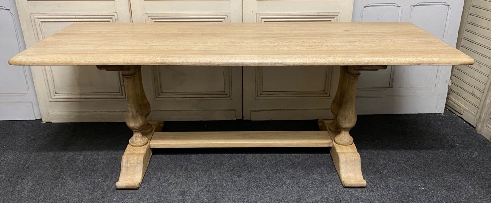 French Farmhouse Bleached Oak Table View III