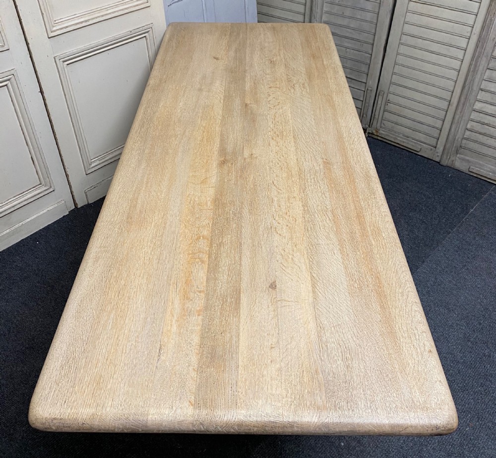 French Farmhouse Bleached Oak Table View XII