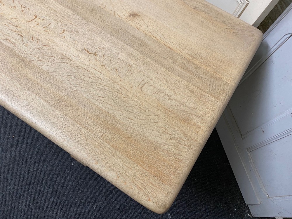 French Farmhouse Bleached Oak Table View XIV