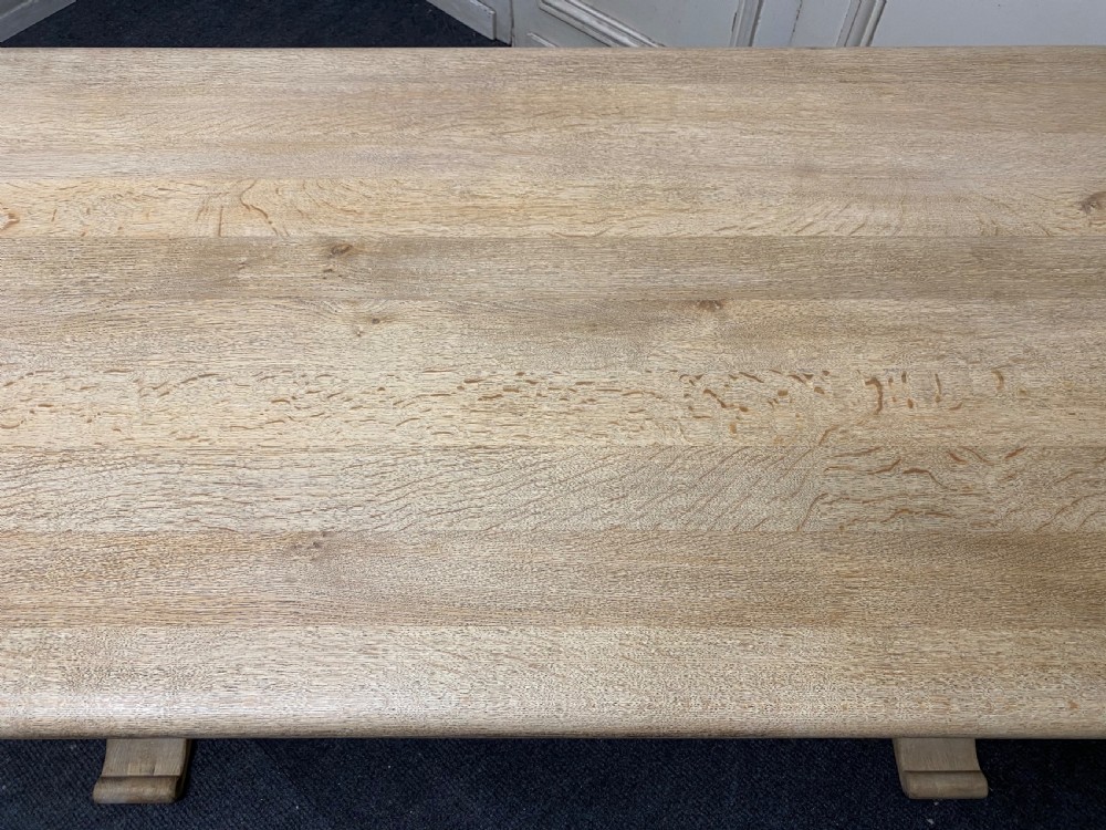 French Farmhouse Bleached Oak Table View XV