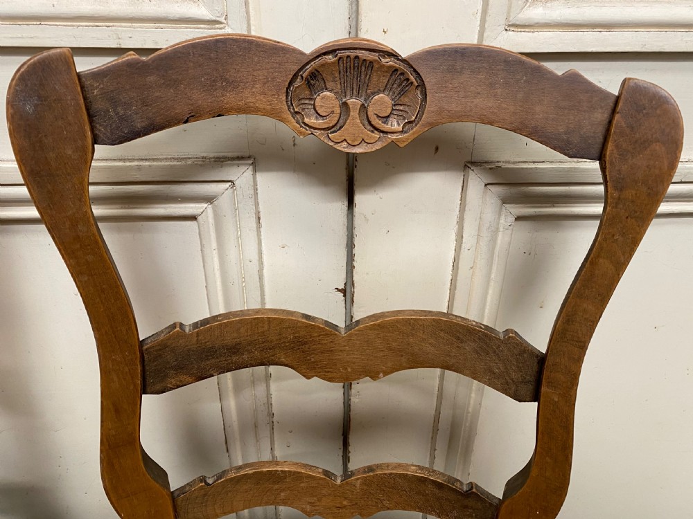 Set 6 French Ladder Back Chairs View II