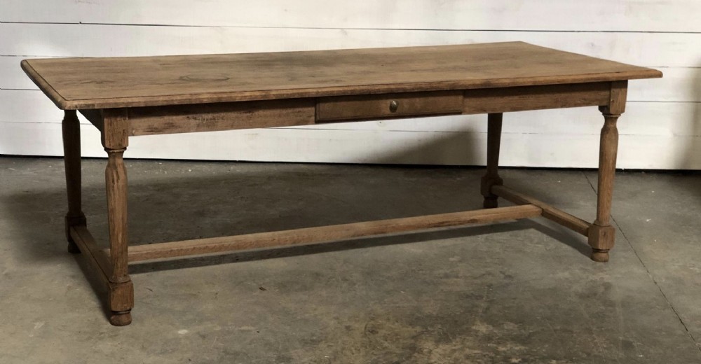 French Farmhouse Table with Drawers