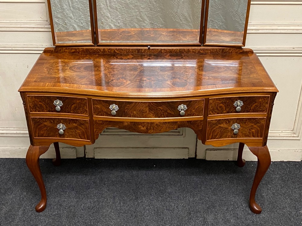 Burr Walnut Dressing Table View II