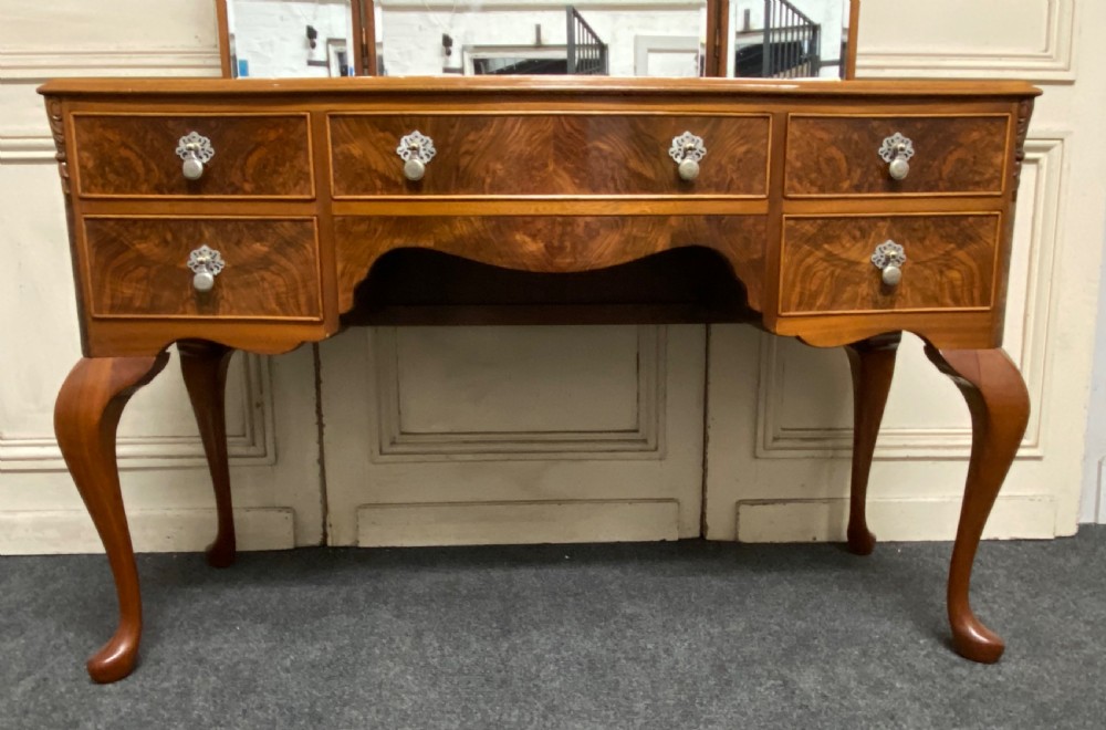 Burr Walnut Dressing Table View III