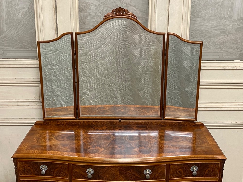 Burr Walnut Dressing Table View IV