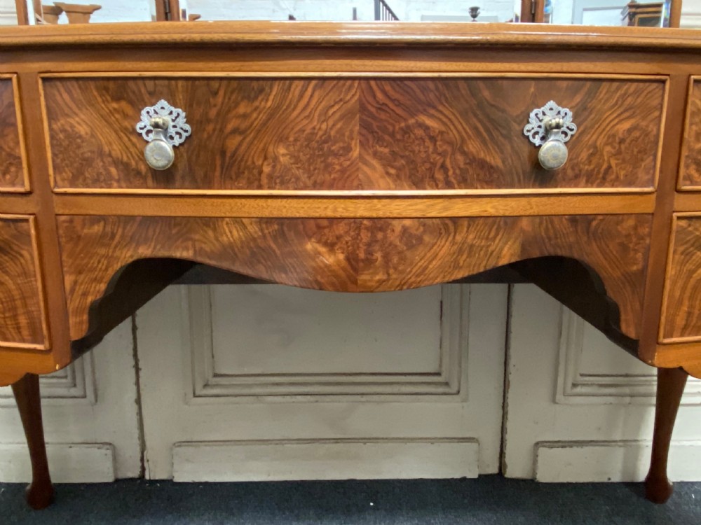 Burr Walnut Dressing Table View VI