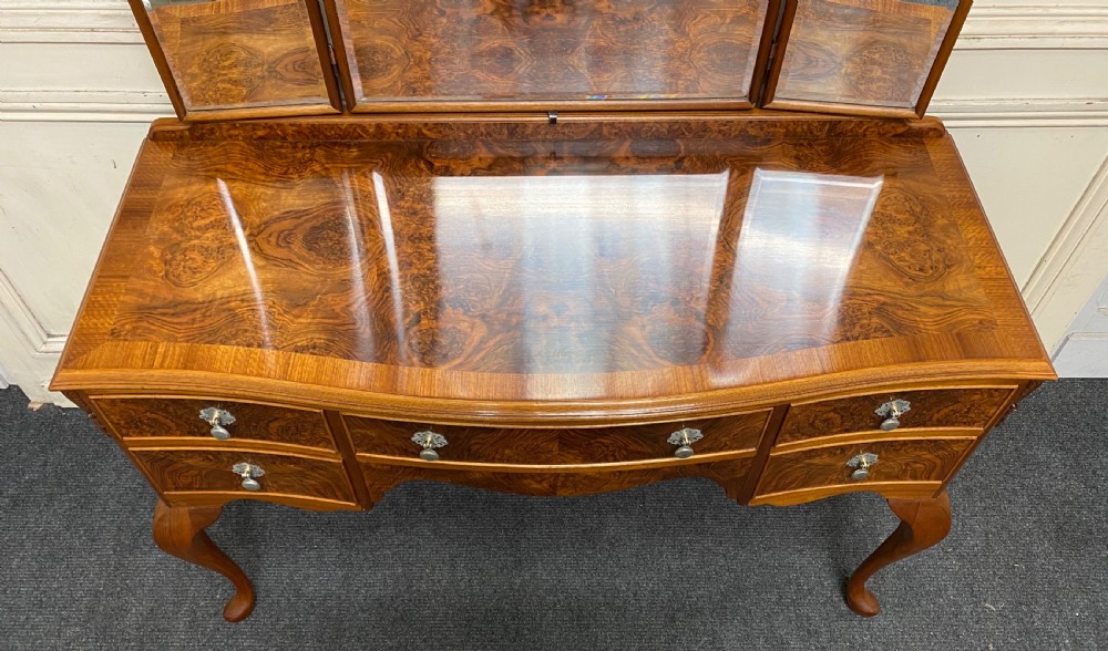 Burr Walnut Dressing Table View VII