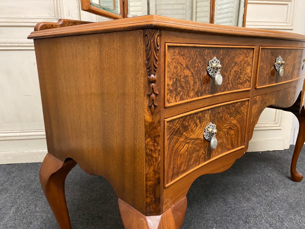 Burr Walnut Dressing Table View XV