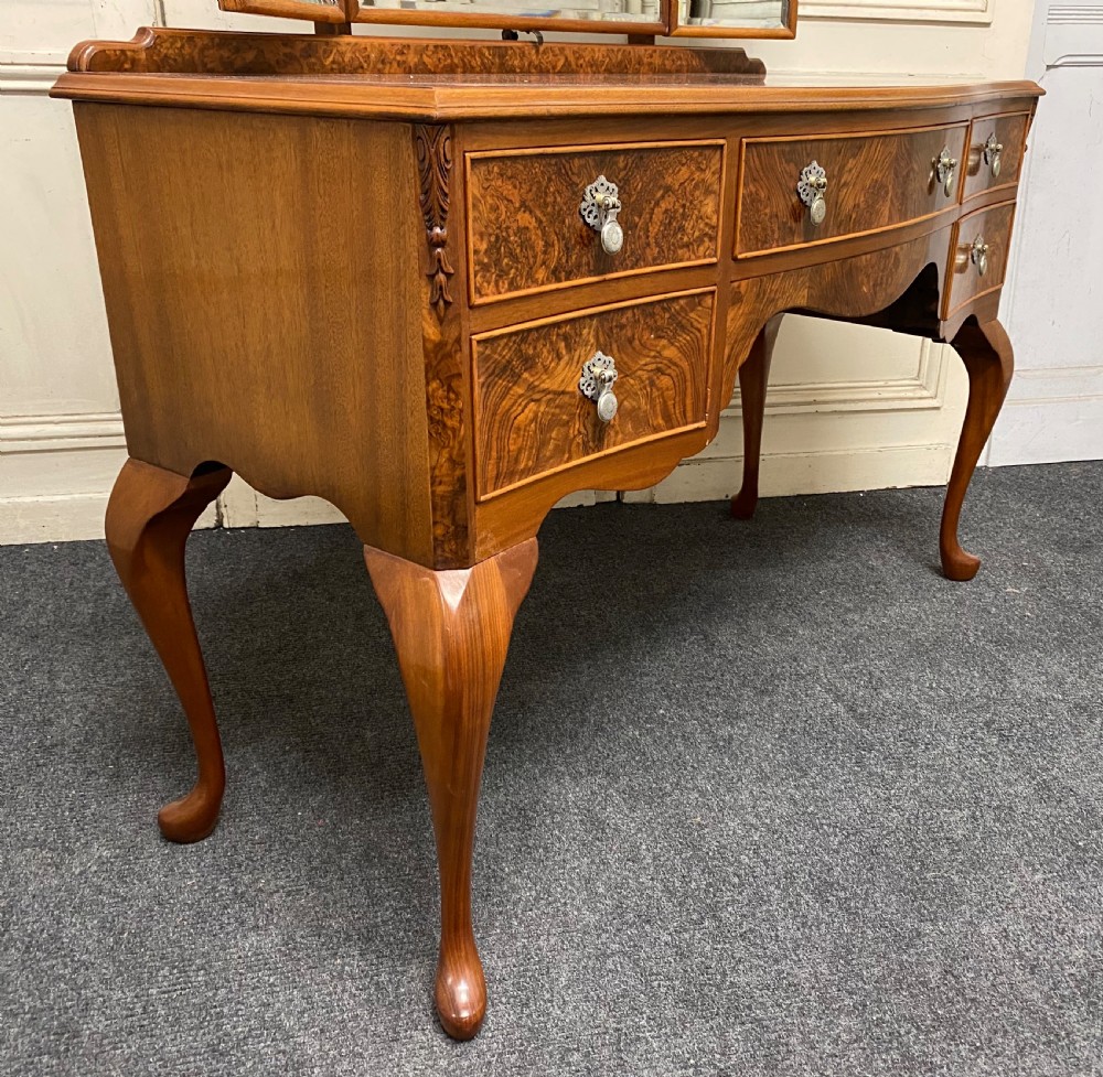 Burr Walnut Dressing Table View XVI
