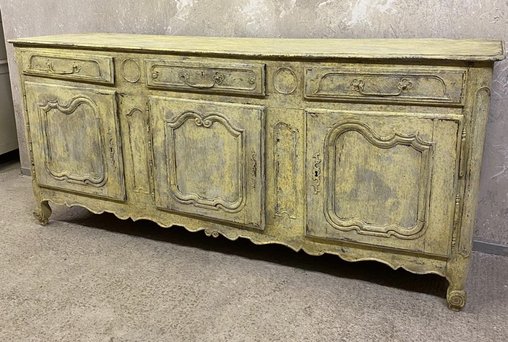 Early French Oak Sideboard 