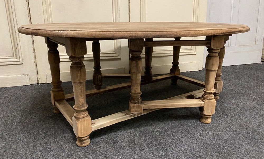 Large Oak Coffee Table View III