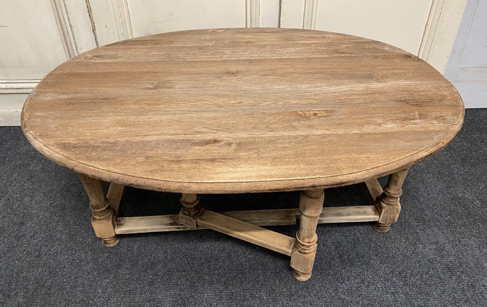 Large Oak Coffee Table View IV