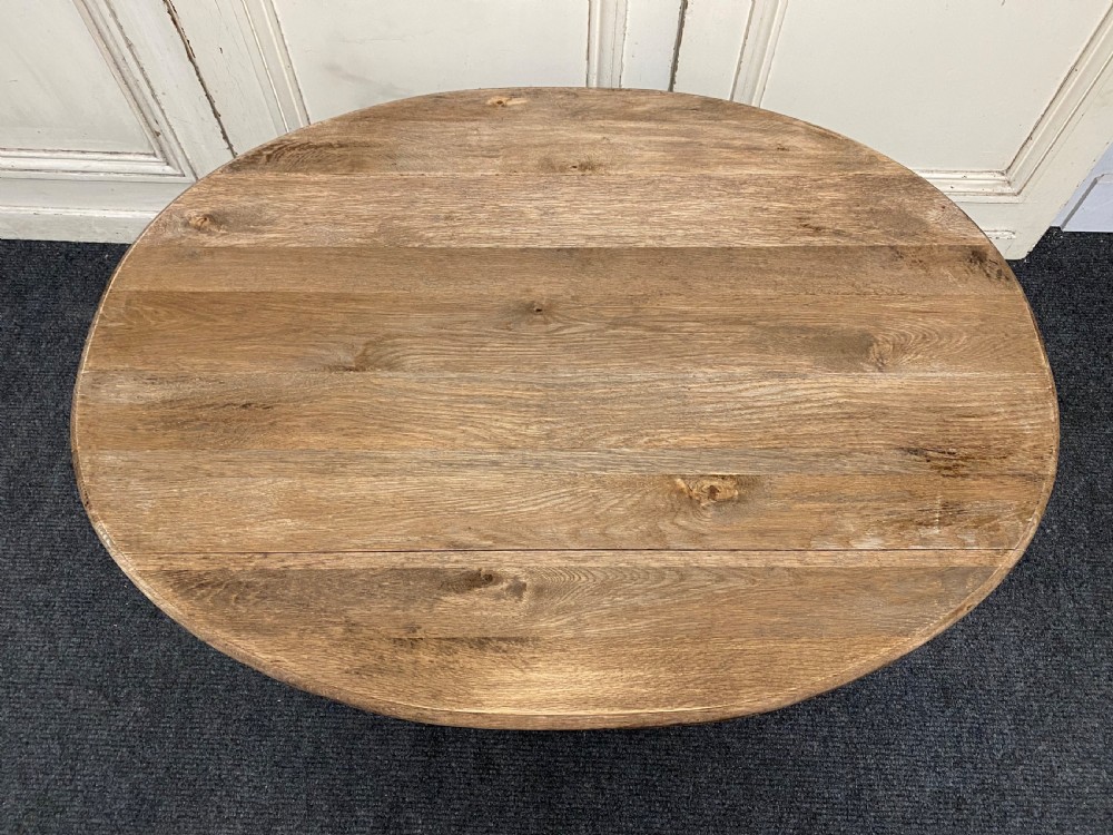 Large Oak Coffee Table View V