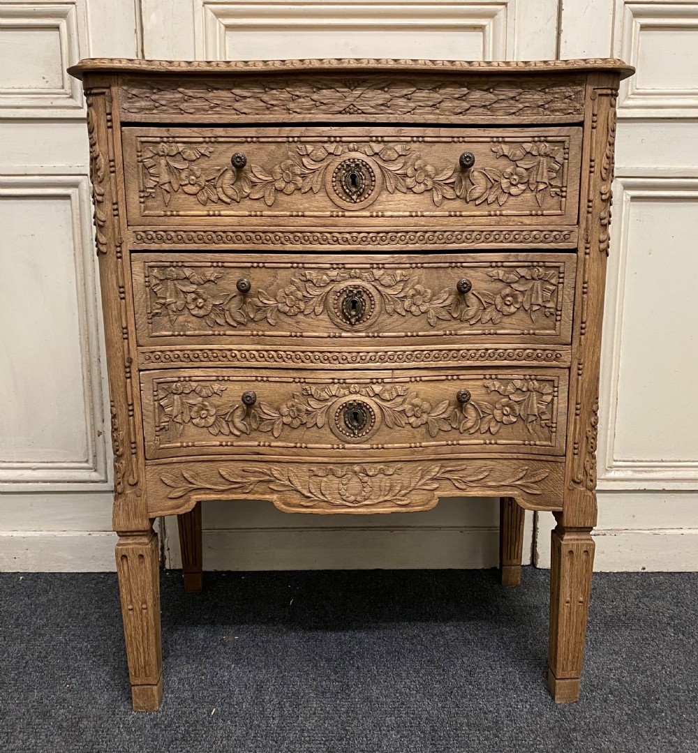French Bleached Oak Chest of Drawers  View II