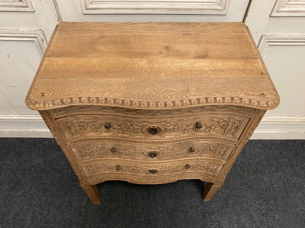 French Bleached Oak Chest of Drawers  View III