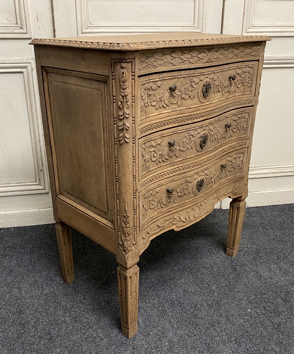 French Bleached Oak Chest of Drawers  View V