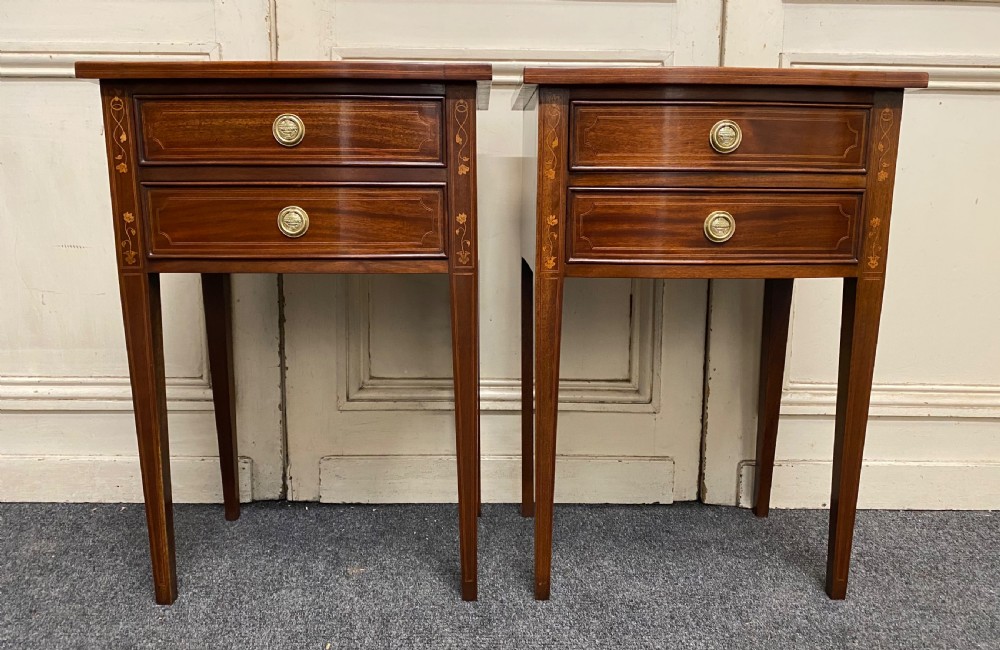Pretty Pair Bedside Tables View II