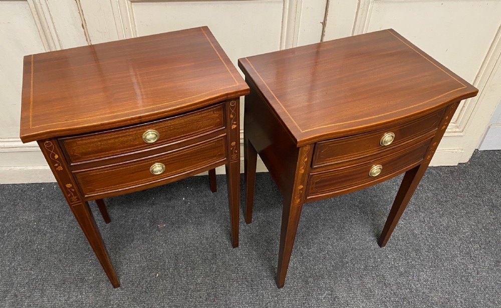 Pretty Pair Bedside Tables View III