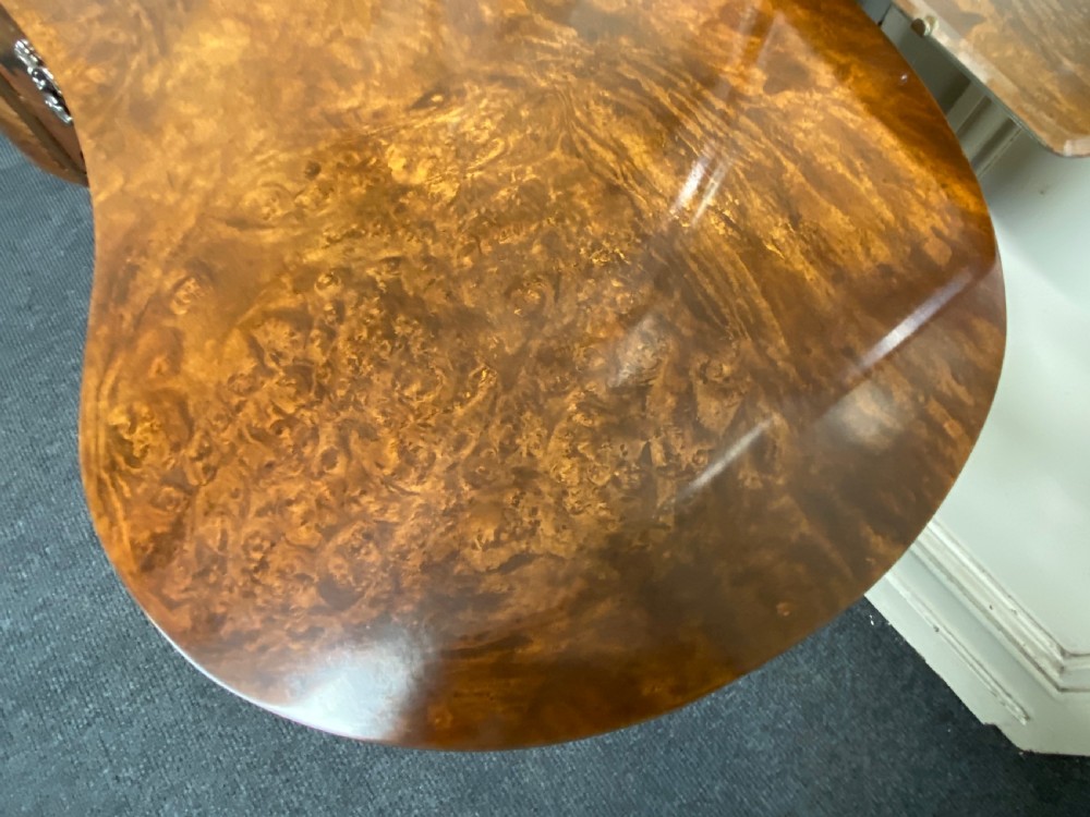 Burr Walnut Kidney Dressing Table  View VIII