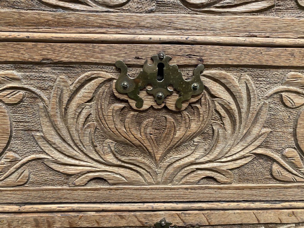 18th C Bleached Oak Chest of Drawers View III