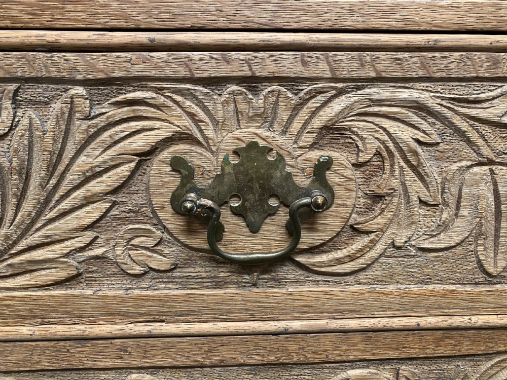 18th C Bleached Oak Chest of Drawers View V