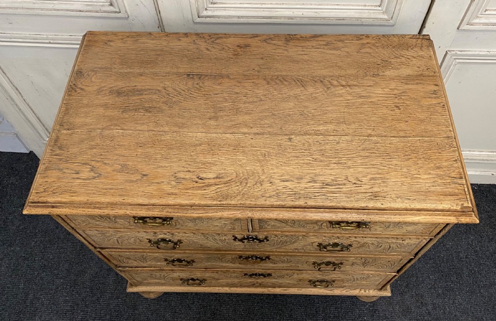 18th C Bleached Oak Chest of Drawers View VII