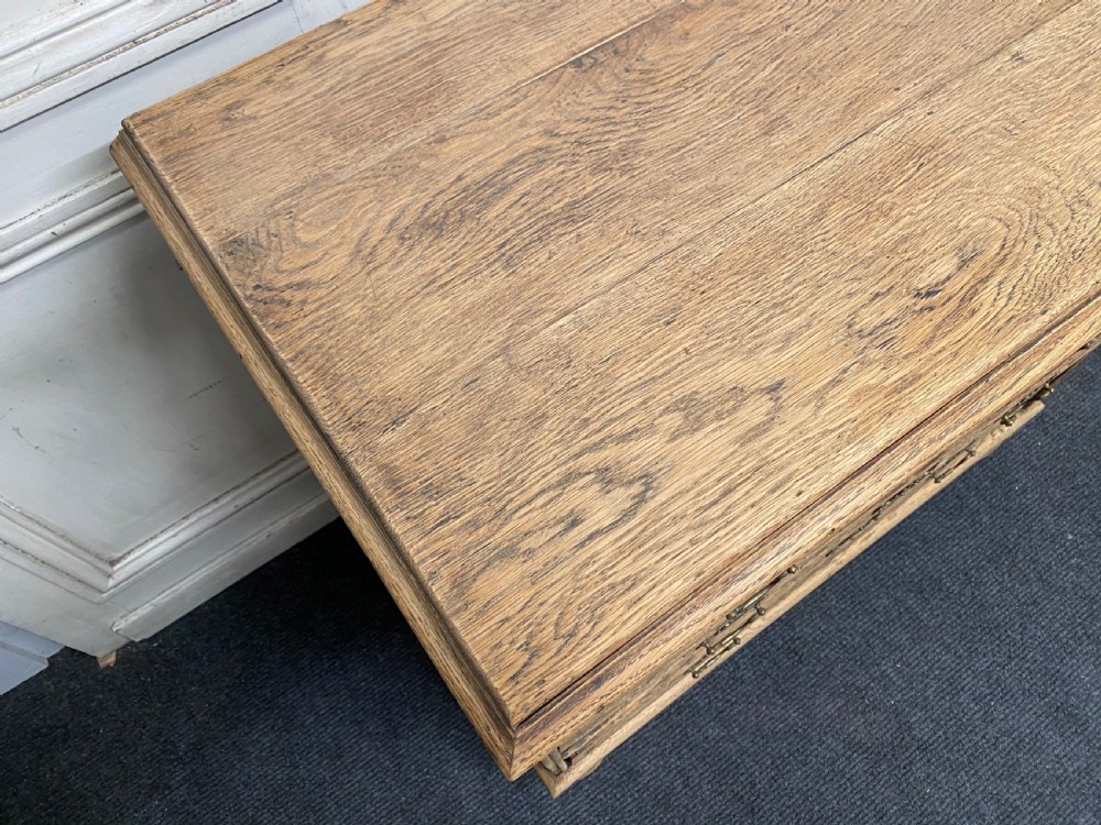 18th C Bleached Oak Chest of Drawers View XI