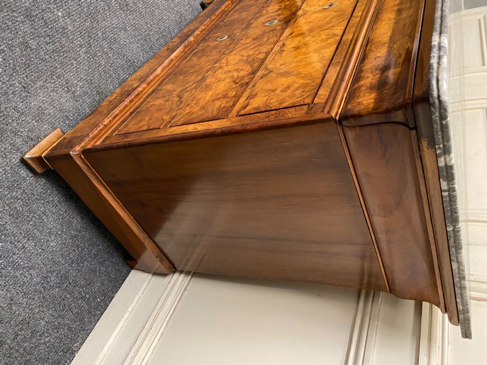 Fine Walnut French Marble top Chest View XII