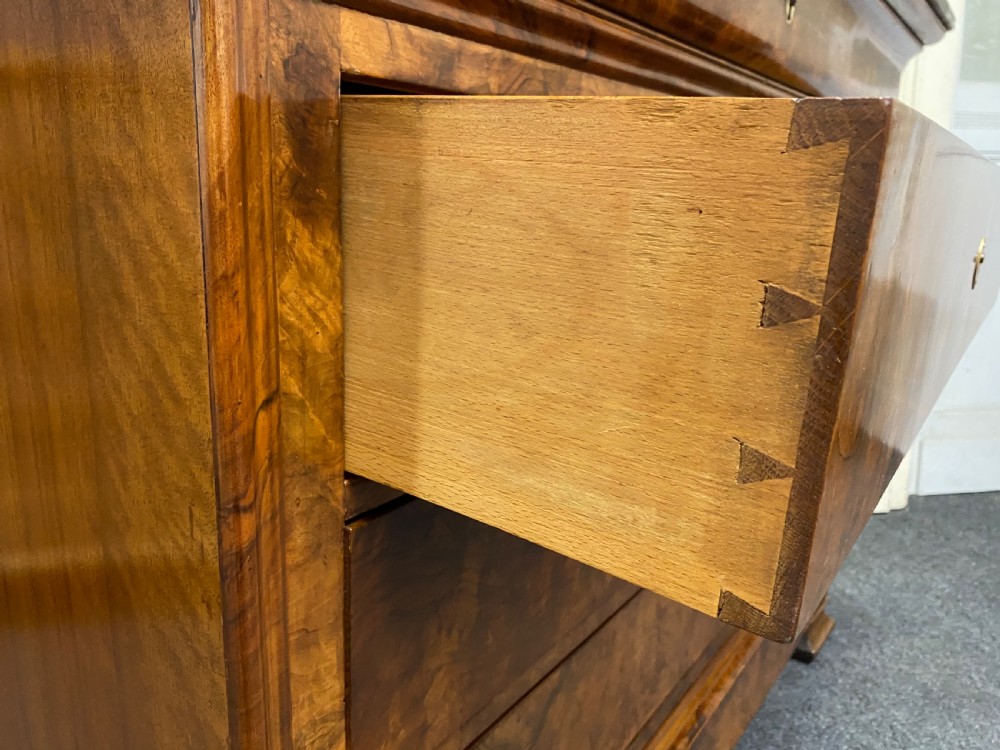 Fine Walnut French Marble top Chest View XVII