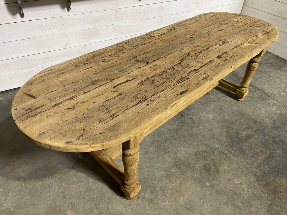 Large Rustic French Farmhouse Dining Table 
