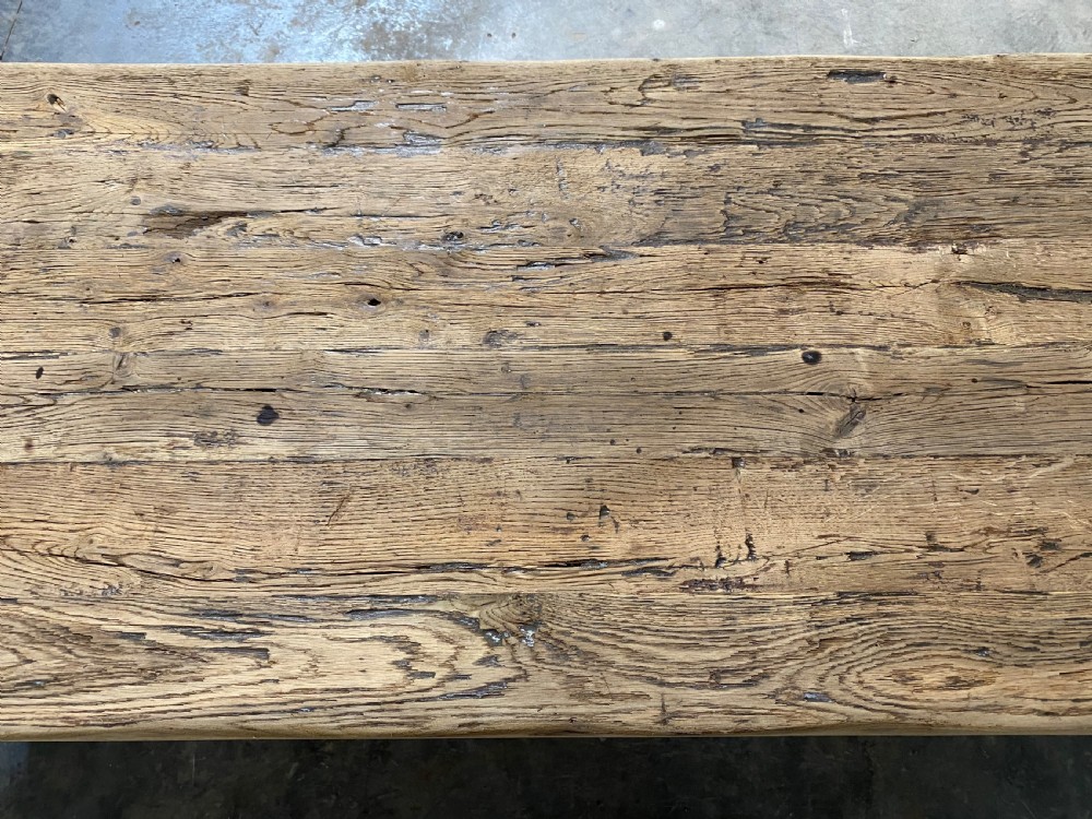 Large Rustic French Farmhouse Dining Table  View IX