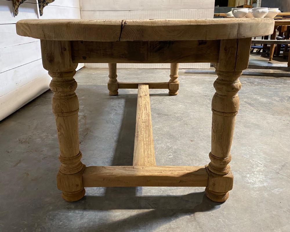 Large Rustic French Farmhouse Dining Table  View XI