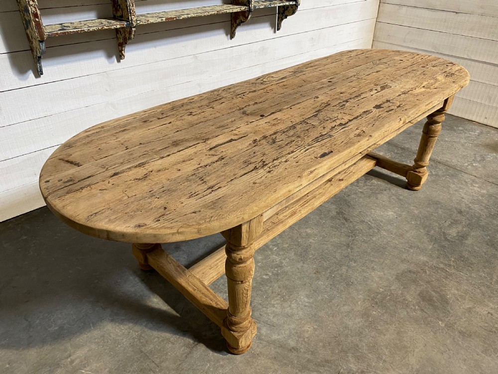 Large Rustic French Farmhouse Dining Table  View XII