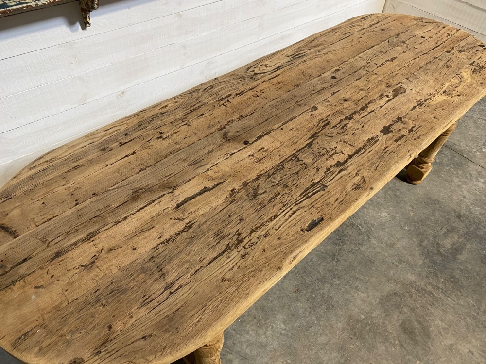 Large Rustic French Farmhouse Dining Table  View XIV