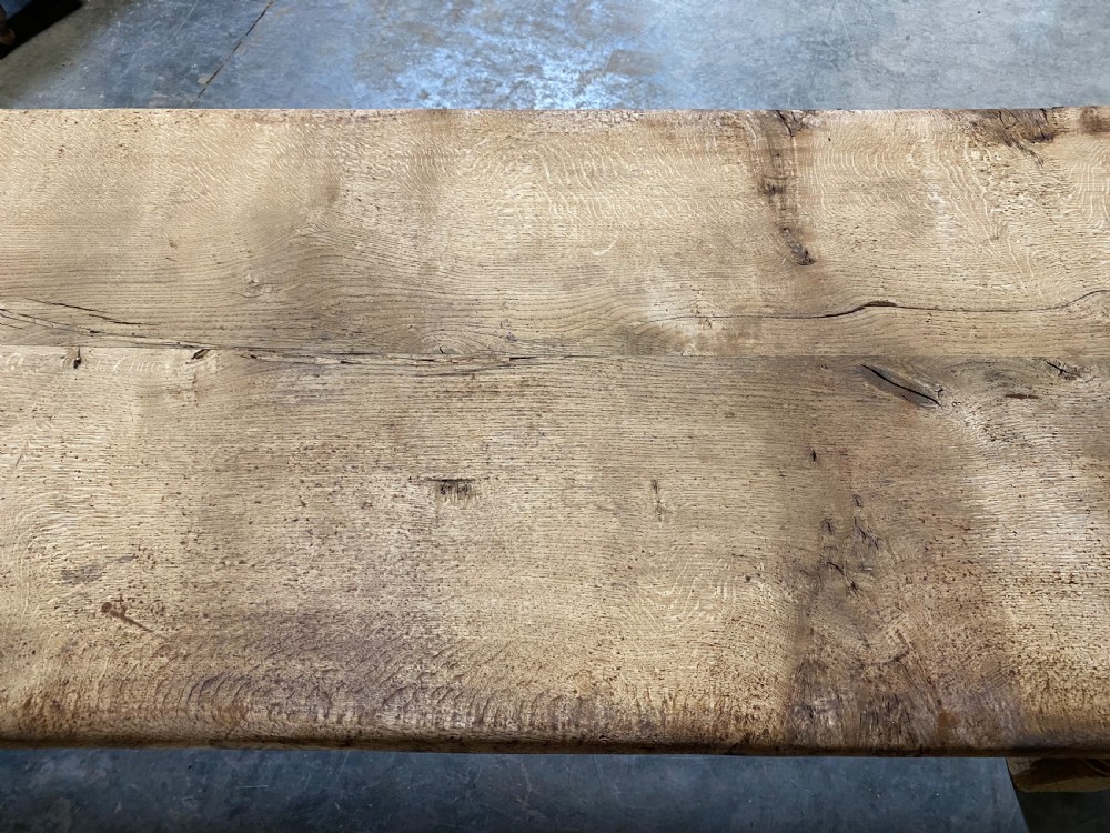 Long Rustic Oak French Farmhouse Table View VII
