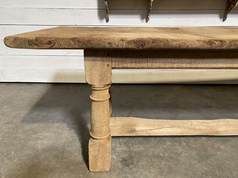 Long Rustic Oak French Farmhouse Table View XI