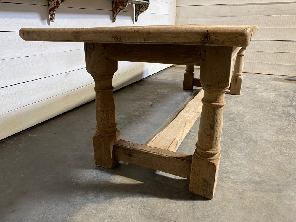 Long Rustic Oak French Farmhouse Table View XIII