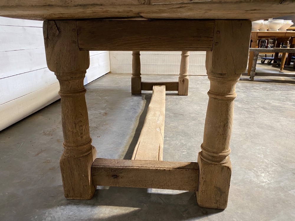 Long Rustic Oak French Farmhouse Table View XIV
