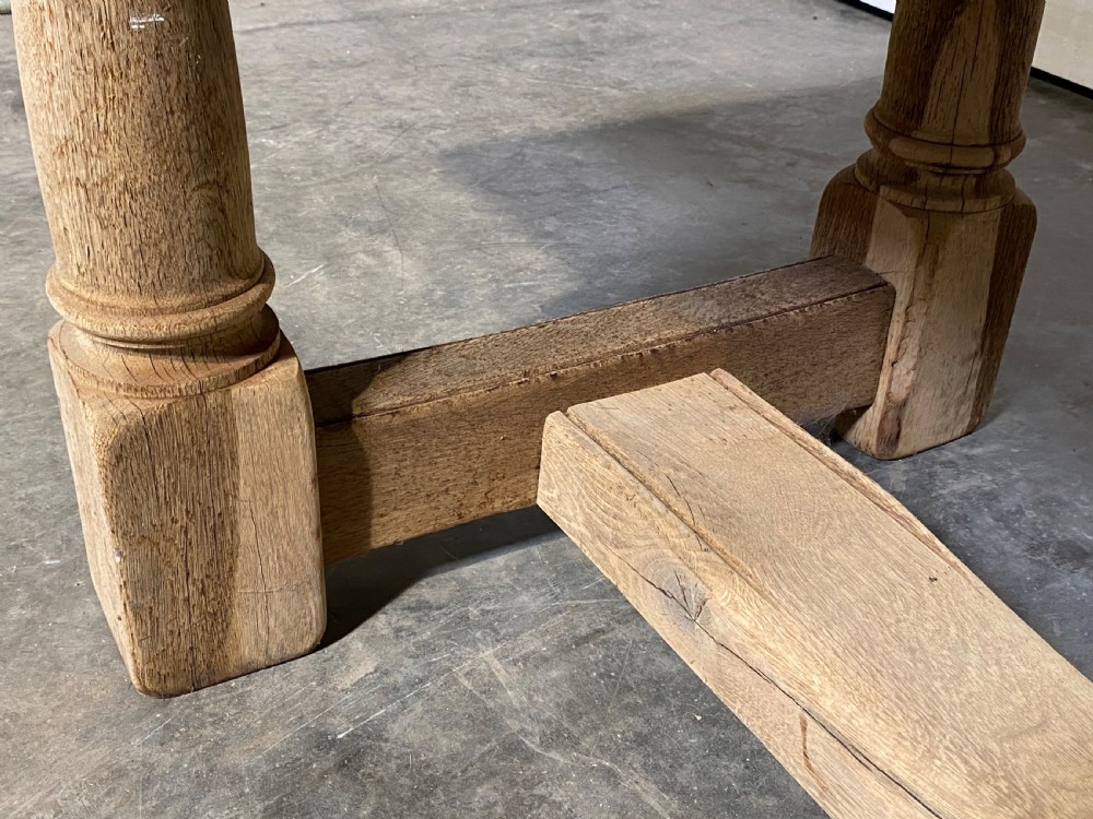 Long Rustic Oak French Farmhouse Table View XV